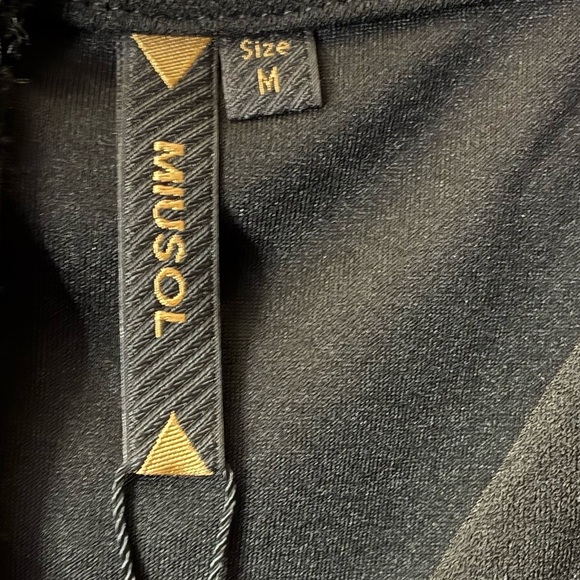 🆕Miusol Black Sleeveless V-Neck Maxi Gown M🆕 - Picture 10 of 16